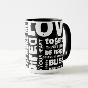Mug Love Joy Inspiration Mots Saint Valentin