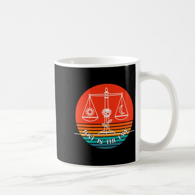 Mug Love Law Retro  (Droite)