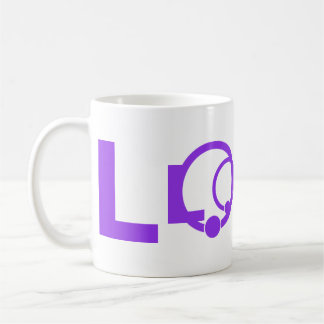 Mug LOVE lettrage Violet