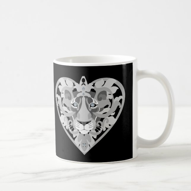 Mug Love Lioness Locket (argent) (Droite)