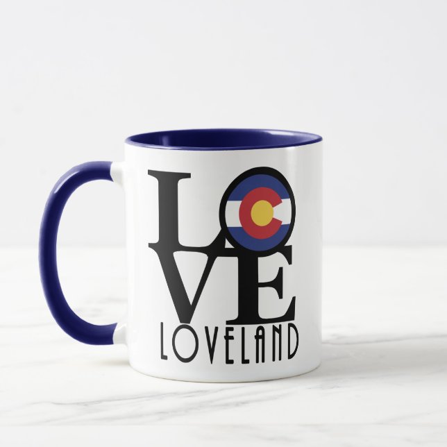 Mug LOVE Loveland Colorado (Gauche)