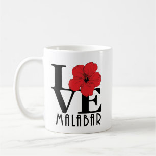 Mug LOVE Malabar 11oz Rouge Hibiscus