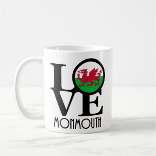 Mug LOVE Monmouth Wales 11oz