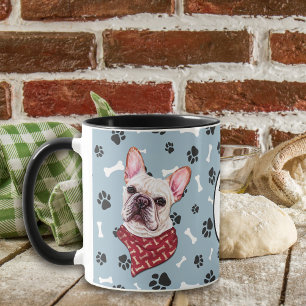 Mug Love My French Bulldog Pawprint