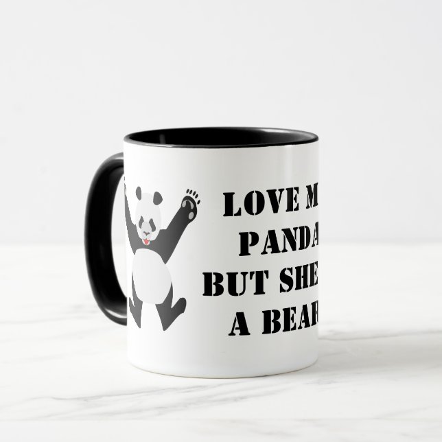 Mug Love My Panda, mais elle est une ours (Devant gauche)