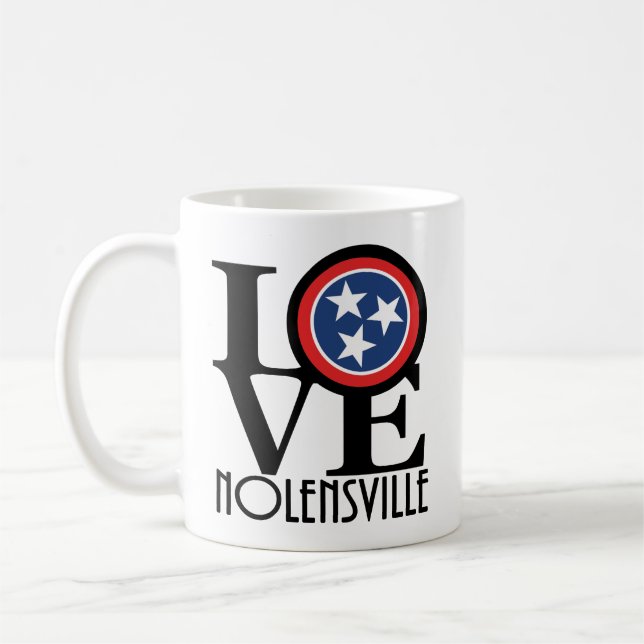 Mug LOVE Nolensville Tennessee 11oz (Gauche)
