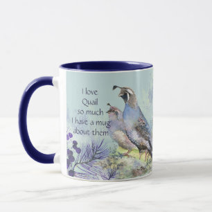 Mug Love Quail So Much Fun Quote Saying