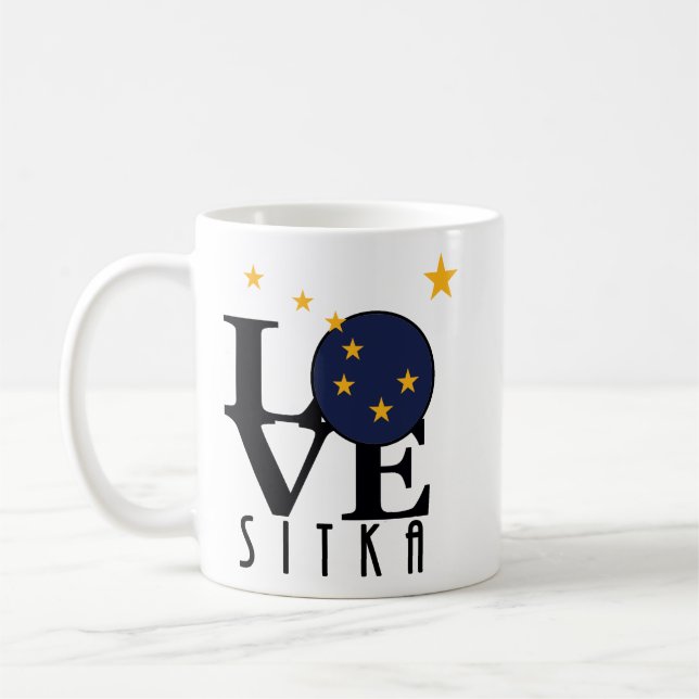 Mug LOVE Sitka Alaska 11oz (Gauche)