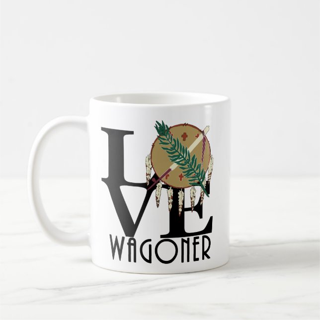 Mug LOVE Wagoner Oklahoma 11oz (Gauche)