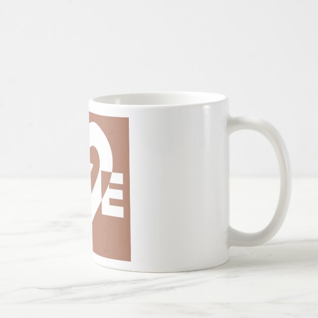 Mug Love White sur Brown (Droite)