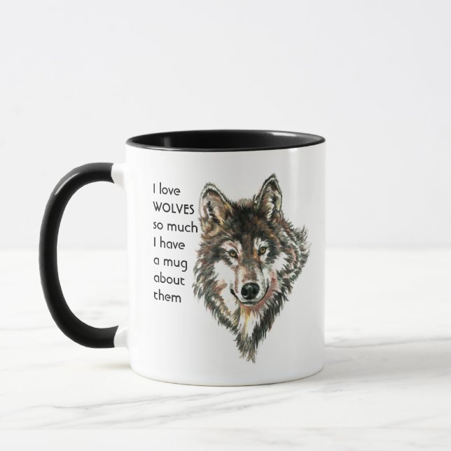 Mug Love WOLVES TEMPS I Fun Citation (Gauche)