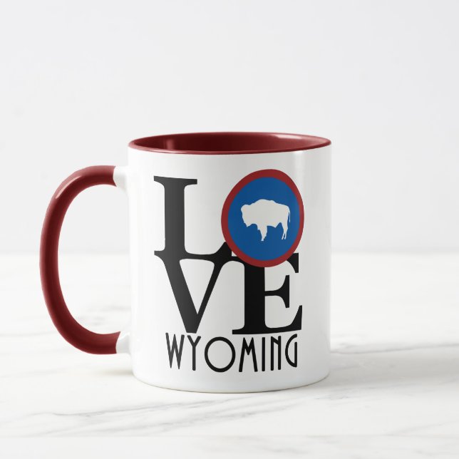 Mug LOVE Wyoming 11oz (Gauche)
