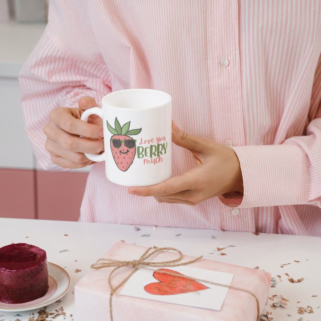 Mug Love You Berry Beaucoup de confiture de fraises (Créateur téléchargé)