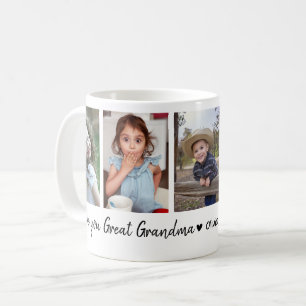 Mug Love You Grande Mère Petits-Enfants 5 Collage de P