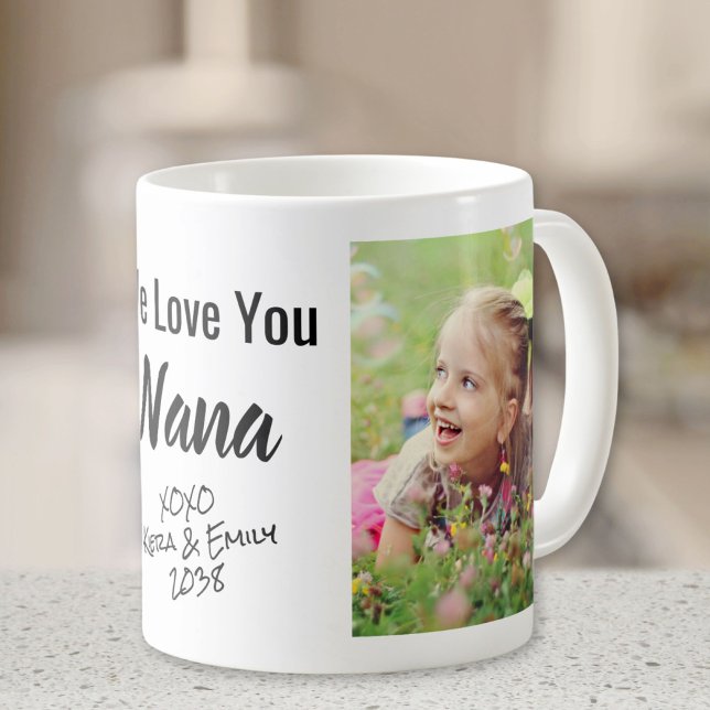 Mug Love You Nana Grandma Photo (Créateur téléchargé)
