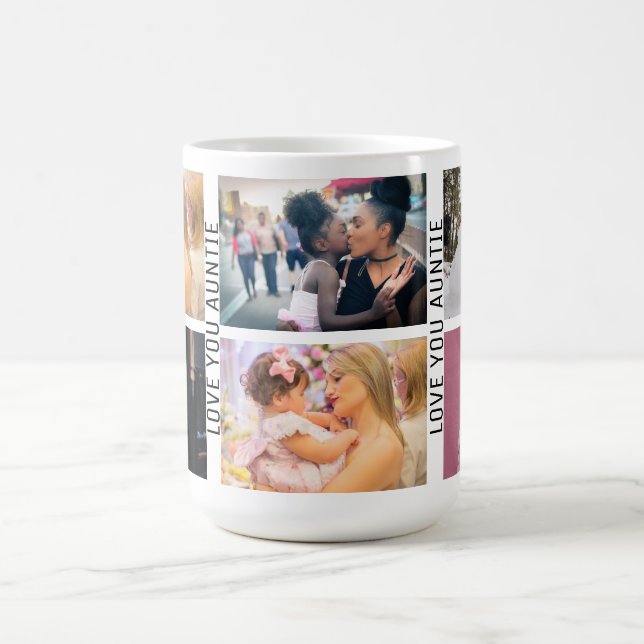 Mug Love You Tante 6 Photo Custom Collage Tante (Centre)