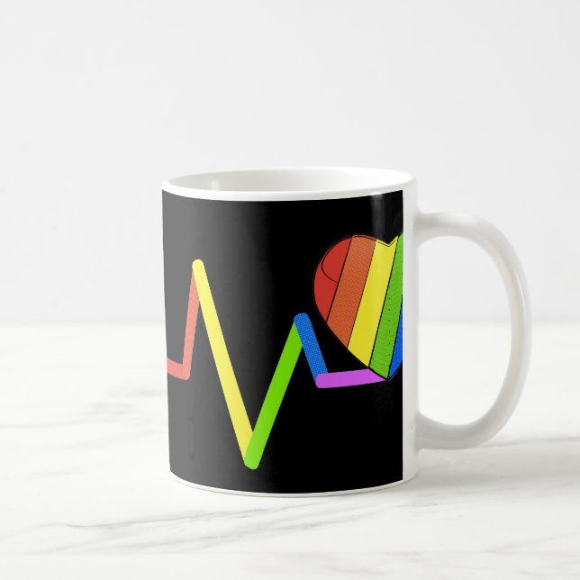 Mug #LoveWins d'hommage d'Orlando d'impulsion de LGBT (Droite)