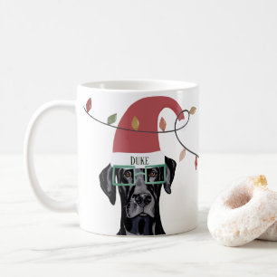 Mug Loyal chien de Noël lumière aide