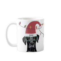 Loyal chien de Noël lumière aide