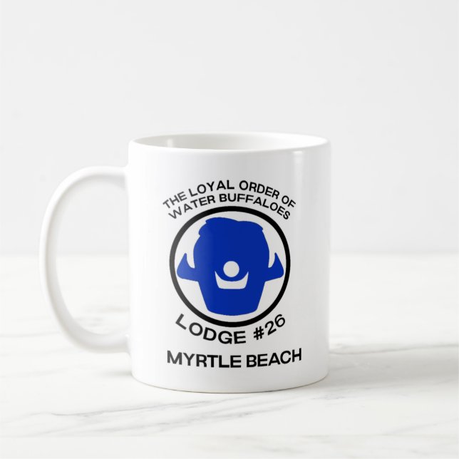 Mug Loyal Ordre des Buffaloes d'Eau Lodge #26 (Gauche)