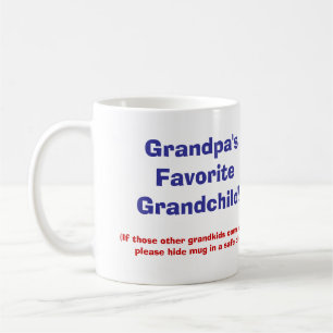 Mug L'petit-enfant préféré du grand-papa !