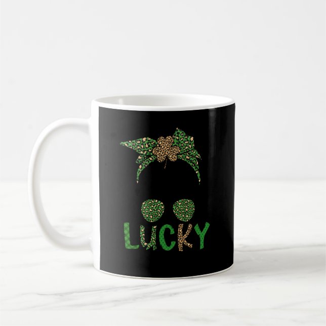 Mug Lucky Mema Grand-Mère St Patrick'S Day Mema Grand (Gauche)