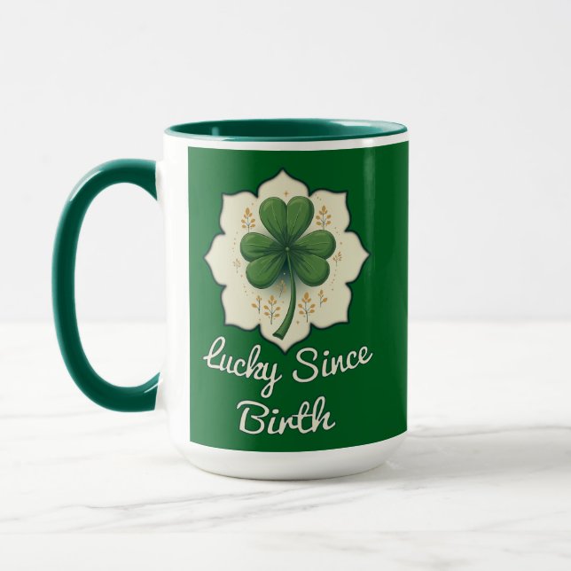 Mug Lucky Since Forever St Patrick’s Day - caneca (Gauche)