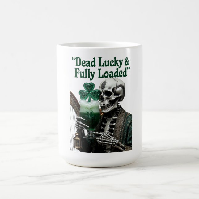 Mug Lucky Skeleton Stout T-Shirt | Dead Lucky  (Centre)