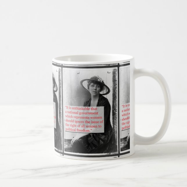 Mug Lucy brûle la suffragette (Droite)