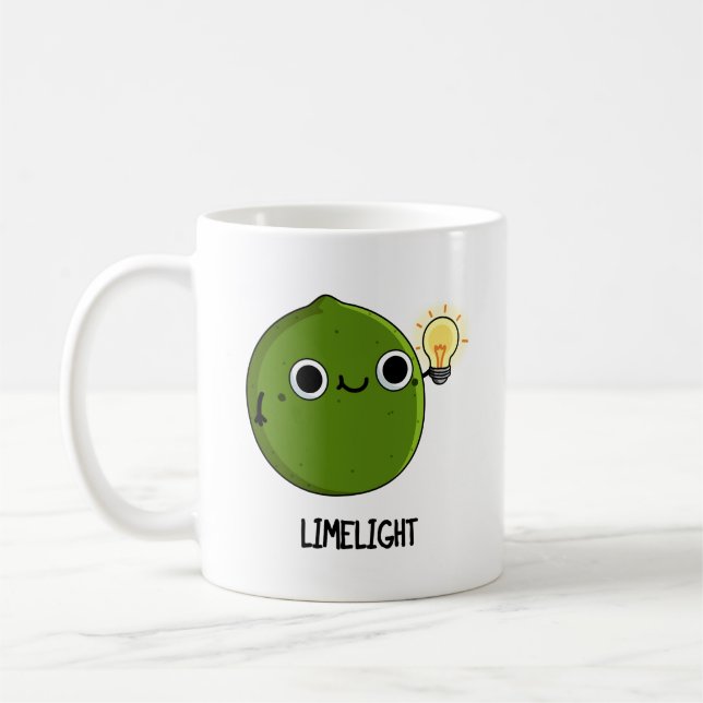 Mug Lueur de citron vert Funny Fruit Lime Pun (Gauche)