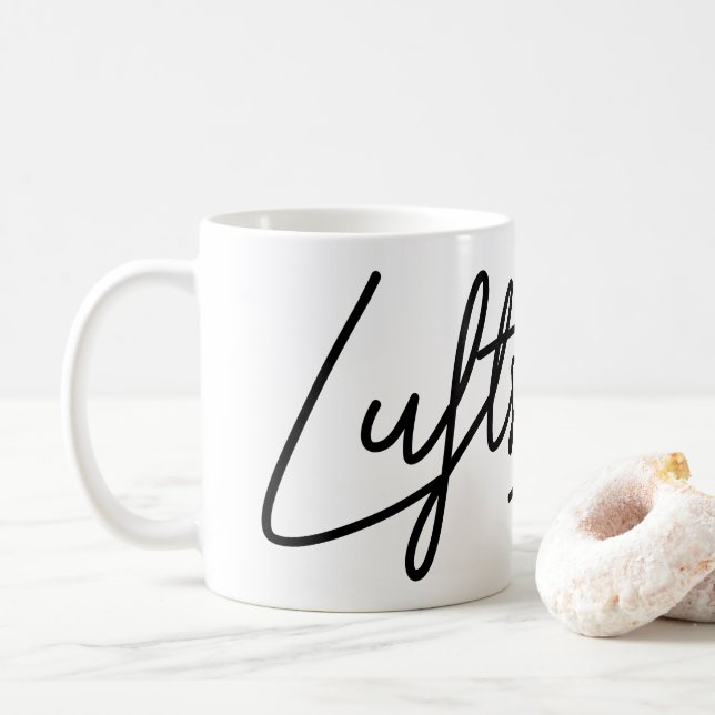 Mug Luftschloss, Verbe allemand, Châteaux aériens, All (Avec donut)
