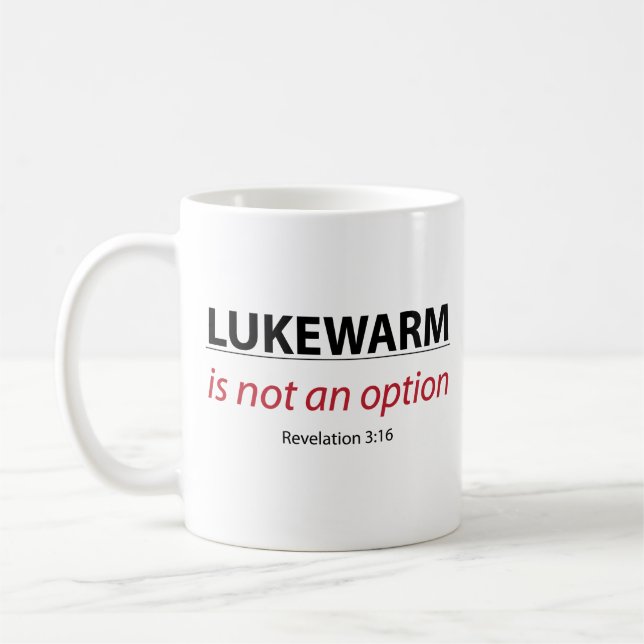Mug LUKEWARM n'est PAS une option (Gauche)