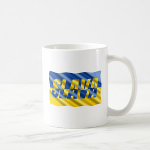 Mug L'Ukraine jaune bleu inspire la paix ni la guerre