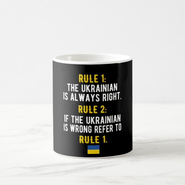 Mug L'Ukraine, racines ukrainiennes, drapeau de l'héri (Centre)