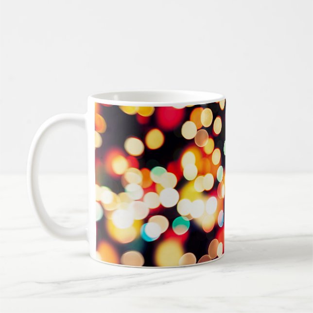 Mug Lumière Abstraite : Arrière - plan de texture simp (Gauche)