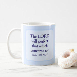 Mug Lumière Bleue foi chrétienne Bible Verse Écriture