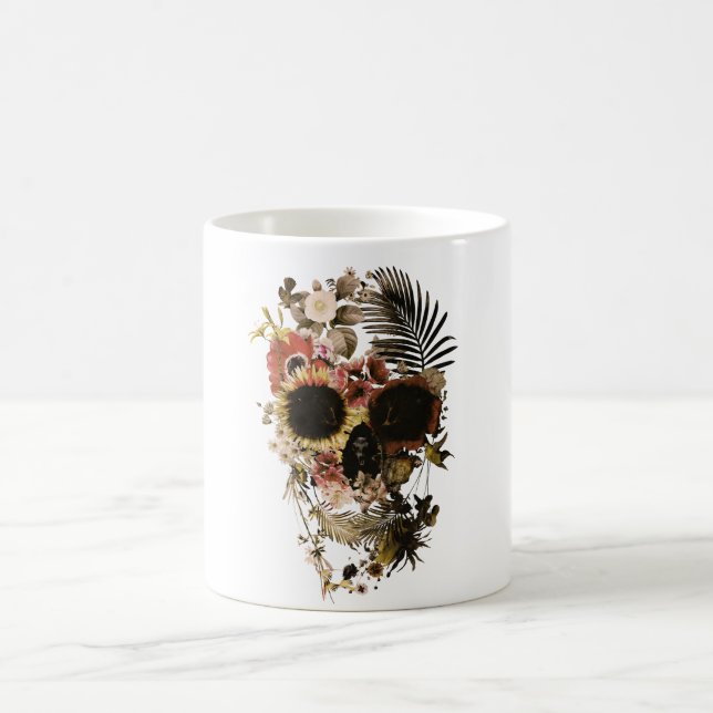Mug Lumière crâne du jardin (Centre)