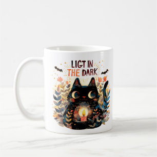 Mug Lumière dans l'obscurité - Chat aux bougies