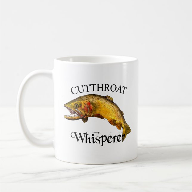 Mug Lumière de Whisperer de truite cutthroe (Gauche)