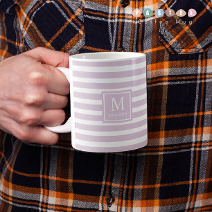 Mug Lumière Douce et Solide Pastel Lavande Violet Pour