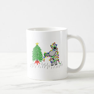 Mug lumières d'âne et de Noël