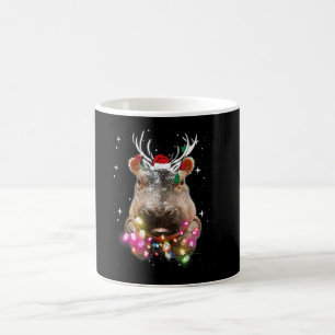 Mug Lumières de Noël Hippo Fiona Hippopotamus Lover