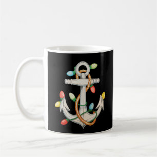 Mug Lumières de Noël Xmas d'ancrage Bateau de croisièr