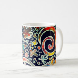 Mug Lumières de nuit reflet original oeuvre Abstraite