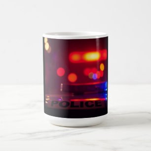 Mug Lumières de Police – Éclairage d'Urgence de Nuit