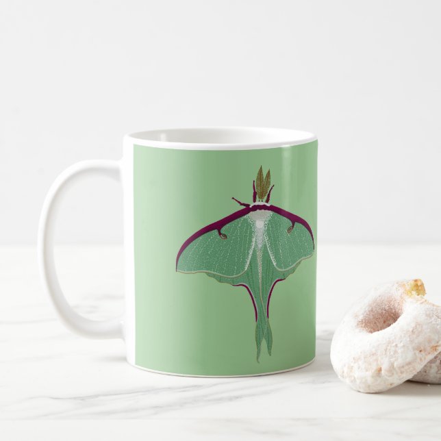 Mug Luna Moth (Avec donut)