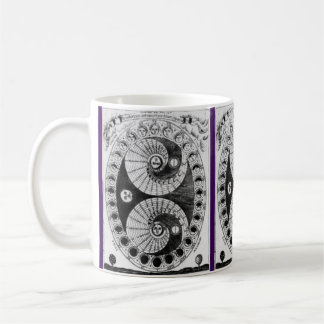 Mug Lunation vintage de Kircher d'astronomie