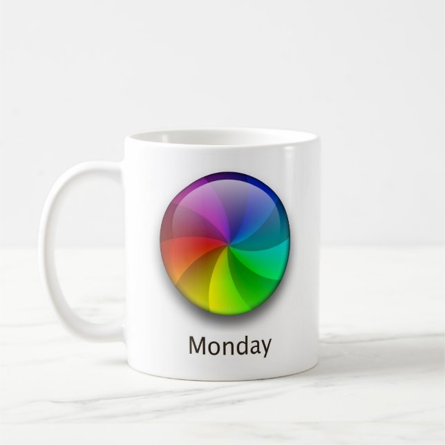 Mug Lundi : La balle de la plage en rotation de Death  (Gauche)