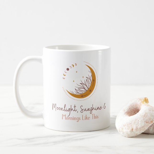 Mug Lune, Soleil Et Matins Comme Celui-Ci - Cosy In (Avec donut)
