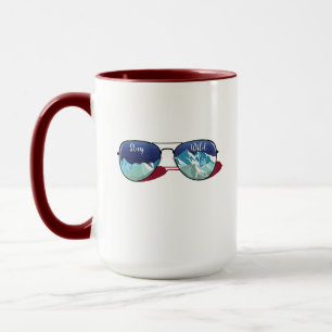 Mug Lunettes de soleil de montagne